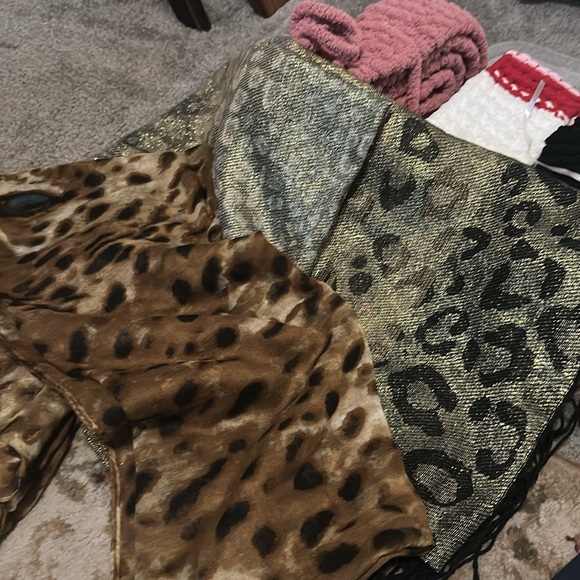 Handmade crochet/ knit scarfs - many colors - bundle and save / some with fringe - Picture 12 of 12